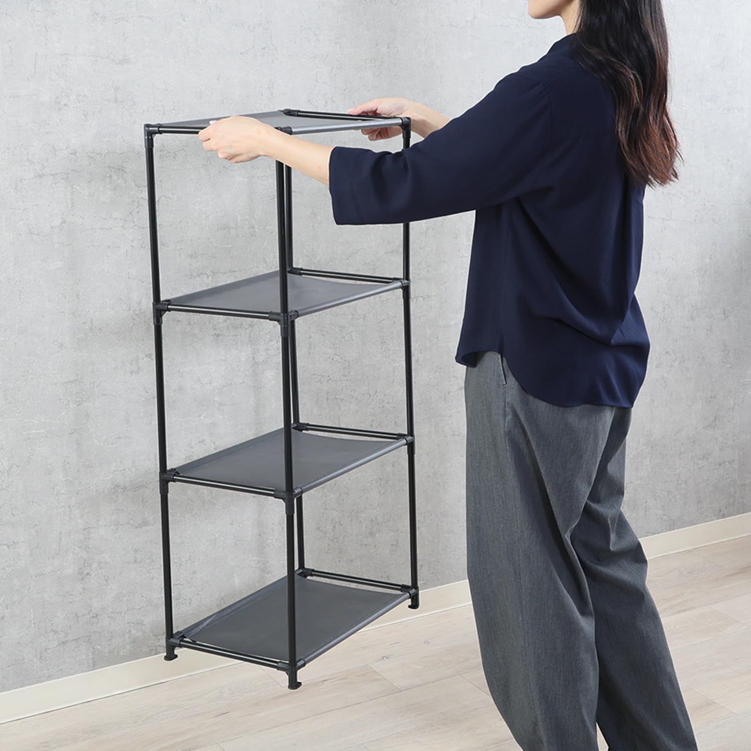 Amazon.co.jp: 不二貿易 オープンラック シェルフ 収納BOXラック 収納