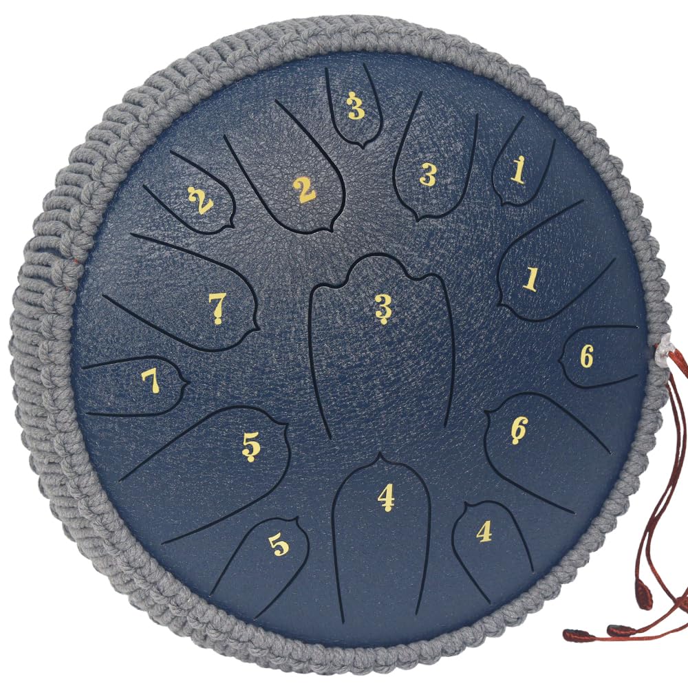 Amazon.com: Steel Tongue Drum 12 Inches 15 Notes Musical