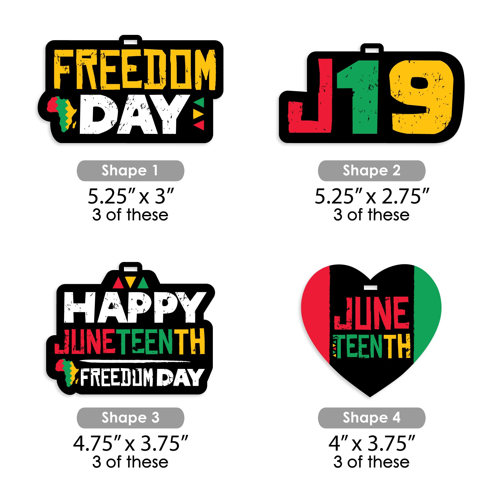 Big Dot Of Happiness Happy Juneteenth Party Games Bundle - 4 Freedom Day Games, 10 Cards Each - View #9