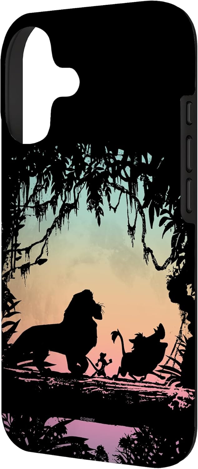 Disney The Lion King Group Shot Rainbow Silhouette Case for iPhone 17