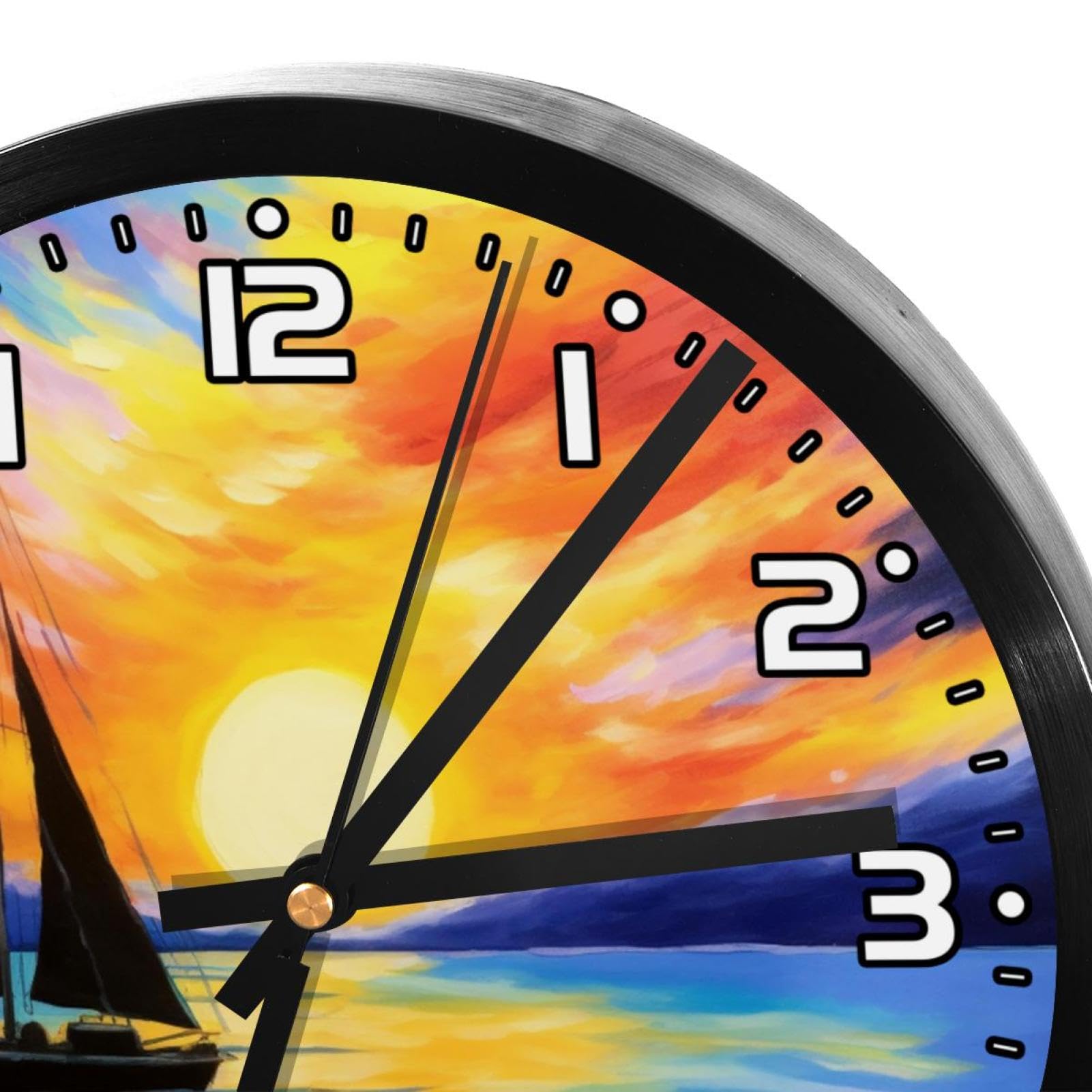 Amazon.co.jp: 壁掛け時計、リビングルーム用時計、電池式,アート