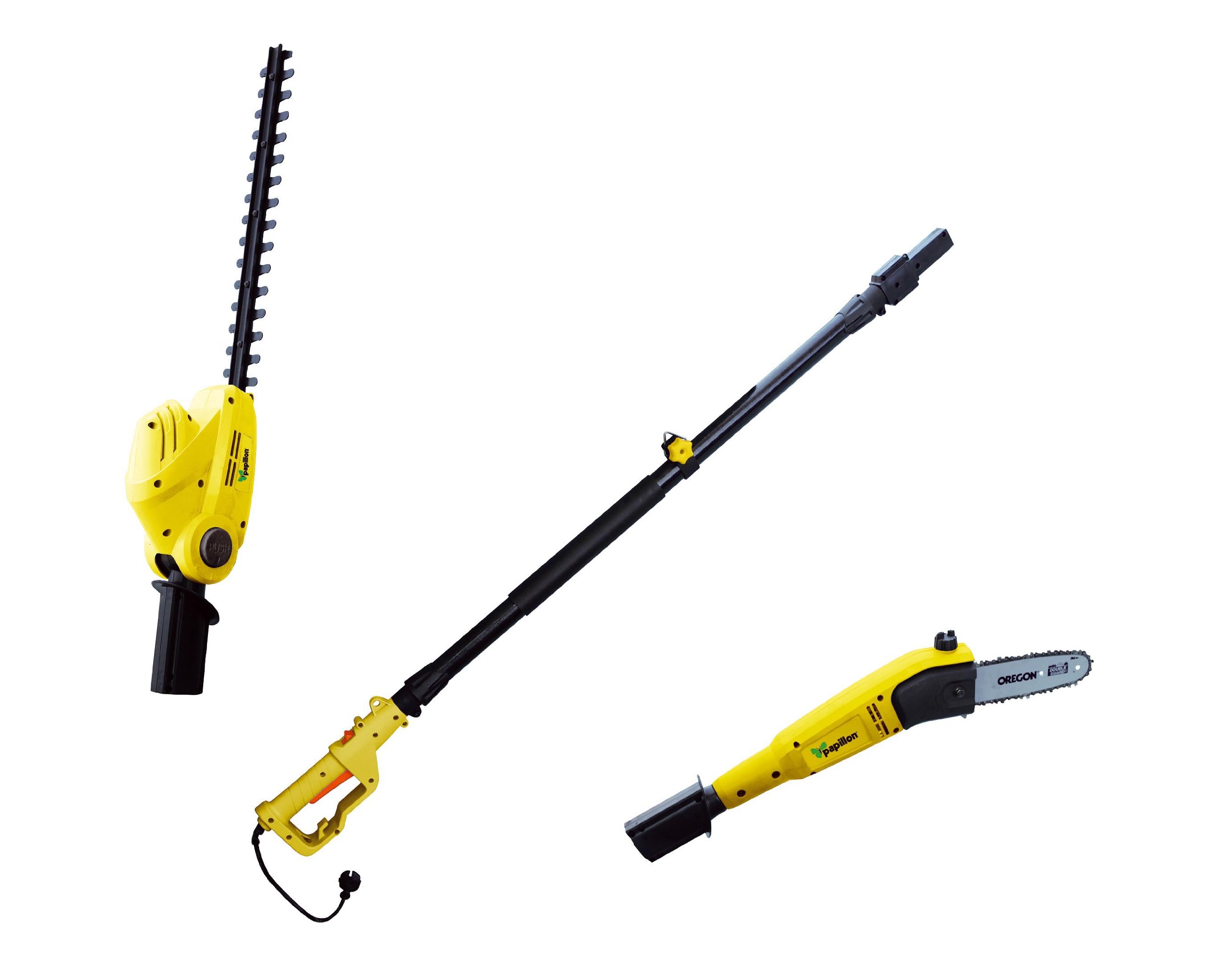 Papillon 94605 TES Tagliasiepi con Potatore Elettrico, Giallo/Nero