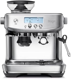 Sage - The Barista Pro, Bean to Cup Coffee Machine with Grinder and Milk Frother, Brushed Stainless Steel - KSA Version, 2 Year Manufacturer Warranty