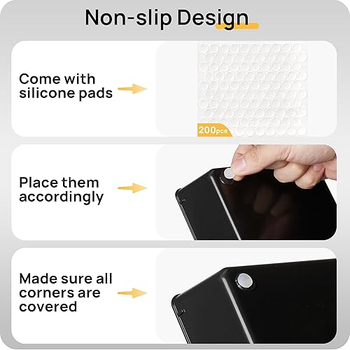 Miniatura 7 de Vtopmart Juego de 44 organizadores de cajones de plástico, 4 tamaños versátiles para baño y tocador, recipientes de almacenamiento antideslizantes