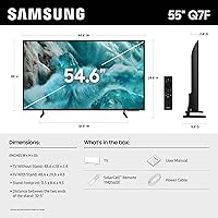 Vista 2 de Samsung Smart TV Class QLED Q7F Series Samsung Vision AI de 55 pulgadas (modelo 2025, 55Q7F) Quantum HDR, sonido de seguimiento de objetos Lite