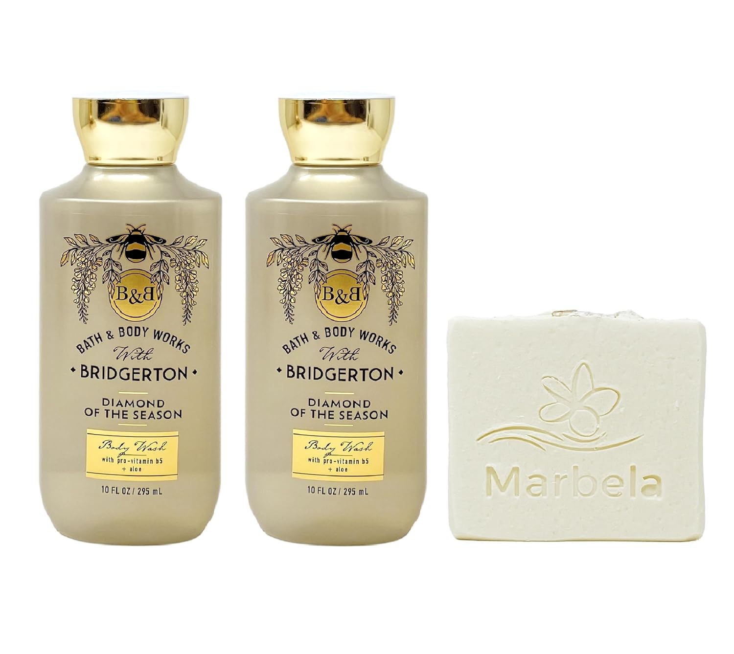 Bath & Body Works Diamond Of The Season 2 Piece Body Wash Value Pack with a Natural Oats Bar Soap - Full Size