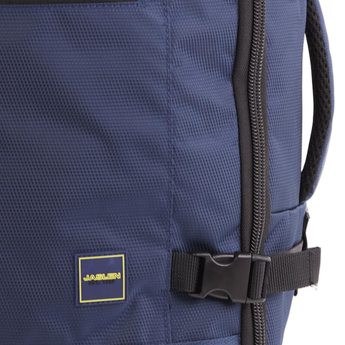 Jaslen - Maleta Cabina 55X40X20 Ligera y Resistente, Ideal como Maletas De Cabina, De Viaje o Mala Viagem, diseño Compacto y Funcional, Marino