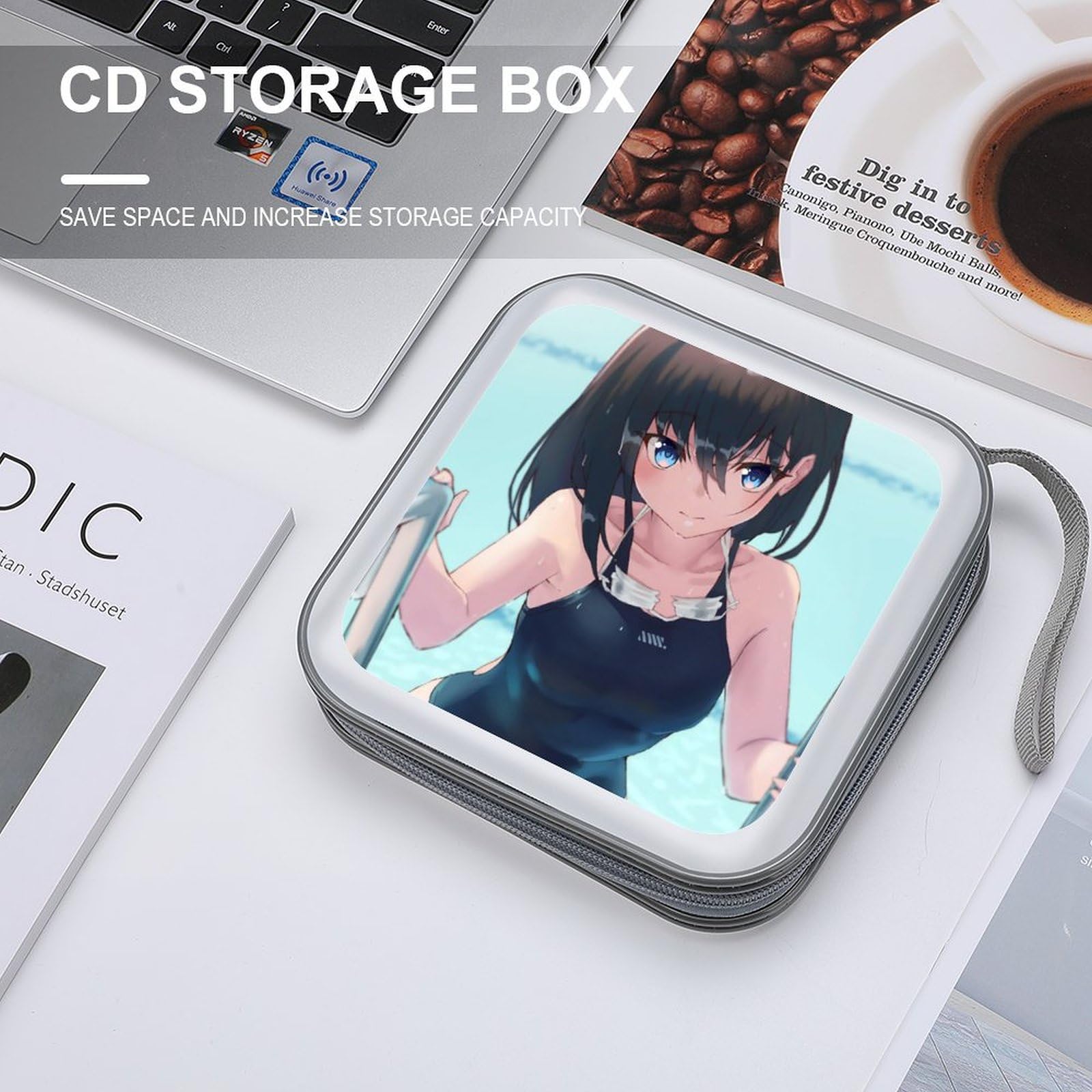 Amazon | CDケース オタクアニメ 水着 美少女 アニメ DVDケース