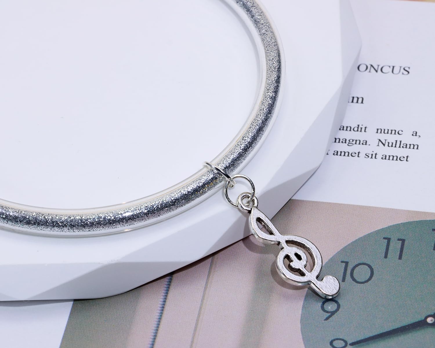 Vintage Musical Note Charms 25 x 10mm Music Theme Instrument Pendant for Bracelet Earring Necklace Keychain Jewelry Making Cards Scrapbook Gift Christmas Ornaments DIY Craft, 30PCS - Image 5