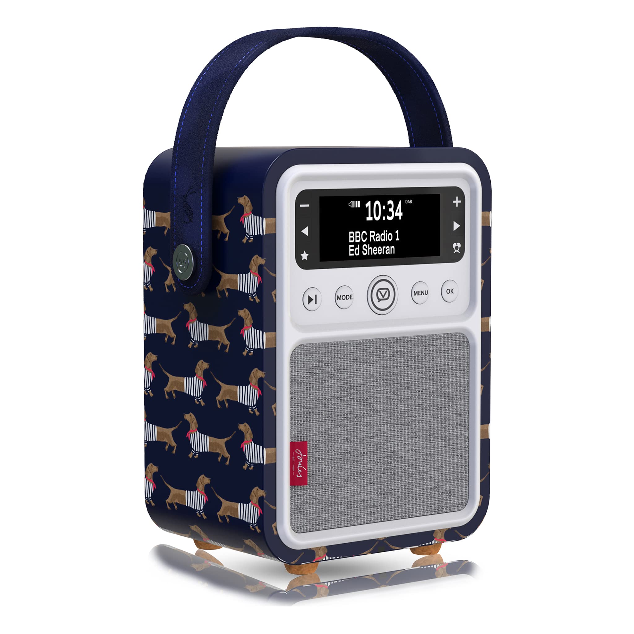 Buy Joules Monty Portable Dab Radio by VQ. Dual Alarm FM/Dab Radio with