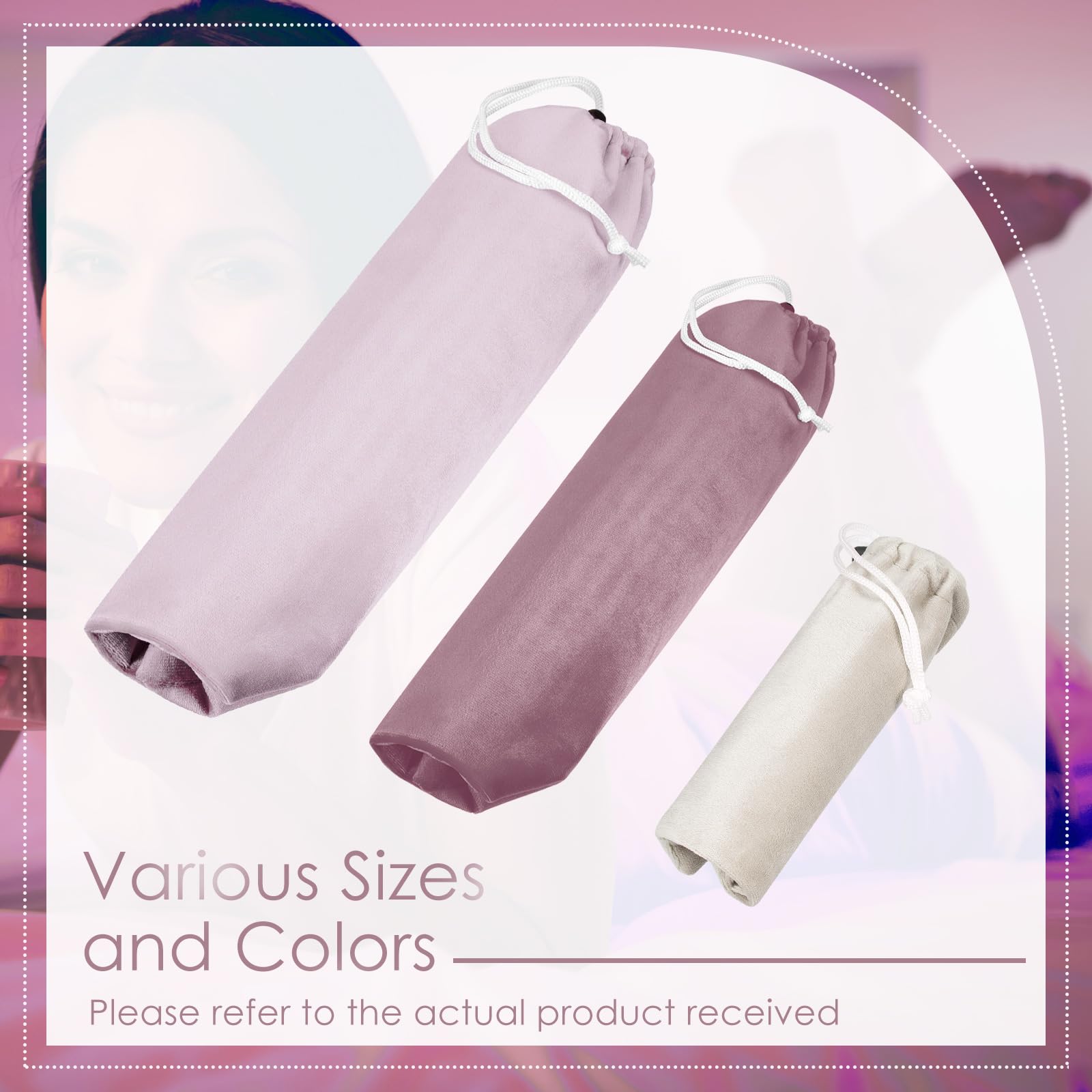 Amylove 9 Pcs Satin Game Toy Storage Bag Silk Drawstring Bags - View #11