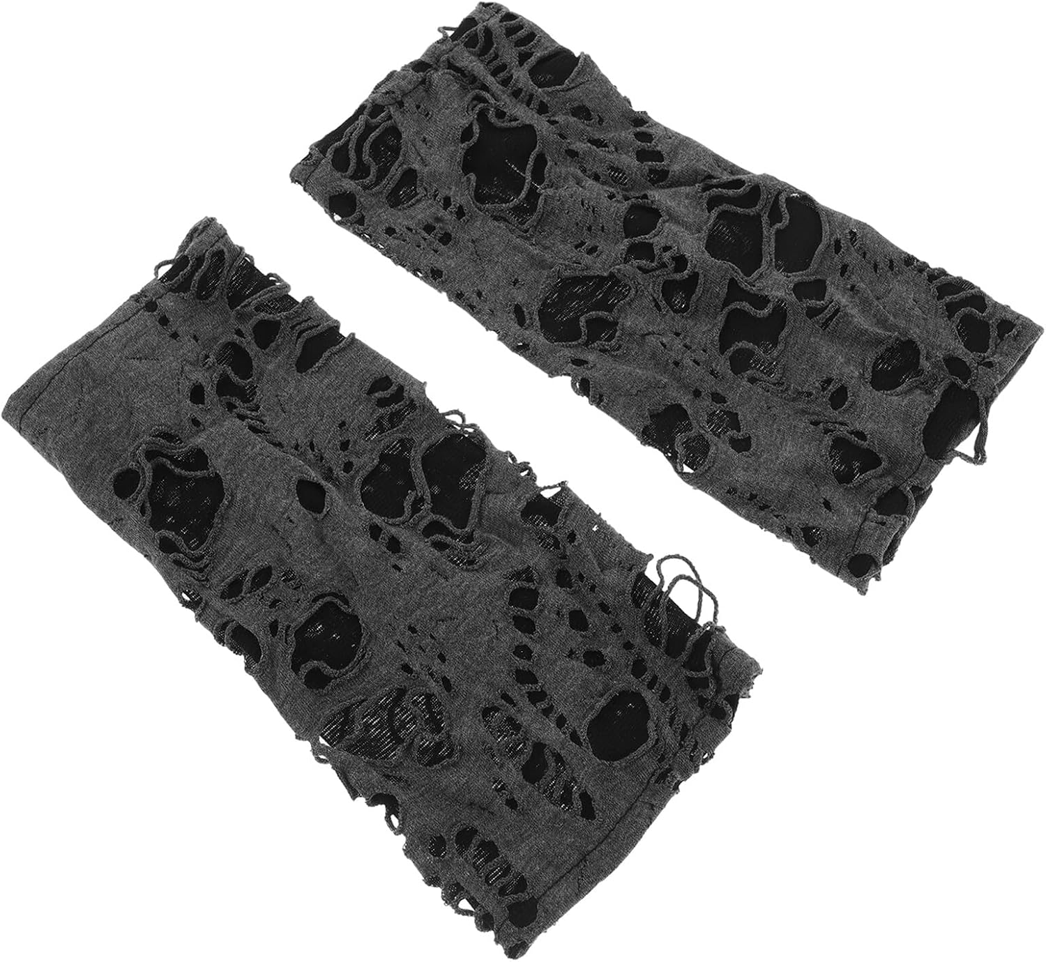 OSALADI Punk Fingerless Gloves Black Half Finger Arm Warmers Goth Grunge Accessories for Women Halloween Party Cosplay