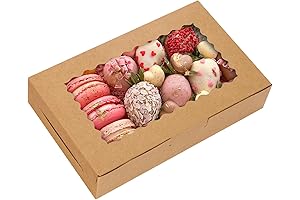 Moretoes 20pcs Empty Chocolate Boxes for Wedding Favor, Gifts, Party Supplies