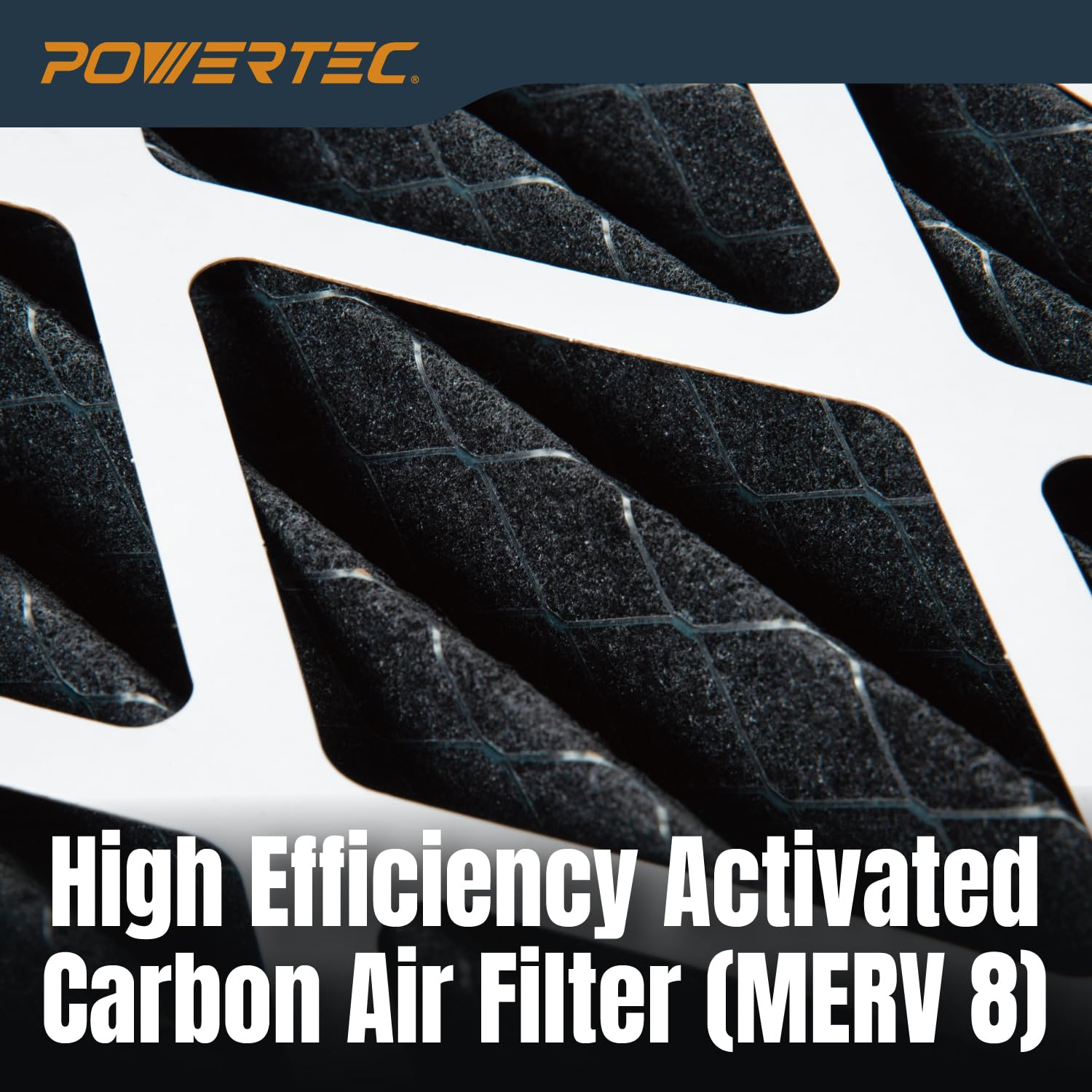 POWERTEC Filtro aria a carbone attivo, filtri aria esterna da 5 micron per WEN 3410, POWERTEC AF4000/AF1004, sistemi di filtrazione dell'aria per officina e garage, ricambio per WEN