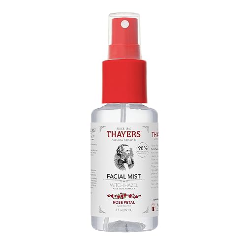 Thayers - Tónico facial sin alcohol de pétalos de rosa y hamamelis 3 onzas