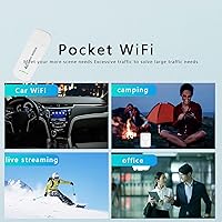 Vista 6 de VSVABEFV Hotspot Sim portátil 150Mbps 4G WiFi Dongle desbloqueado WiFi móvil Hotspot dispositivo de red inalámbrica LTE módem router bolsillo WiFi