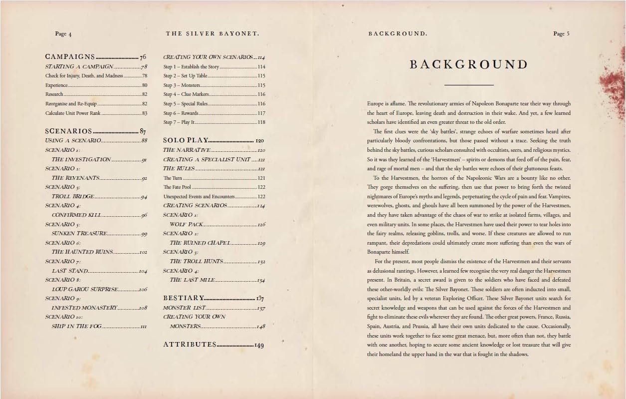 The Silver Bayonet: A Wargame of Napoleonic Gothic Horror