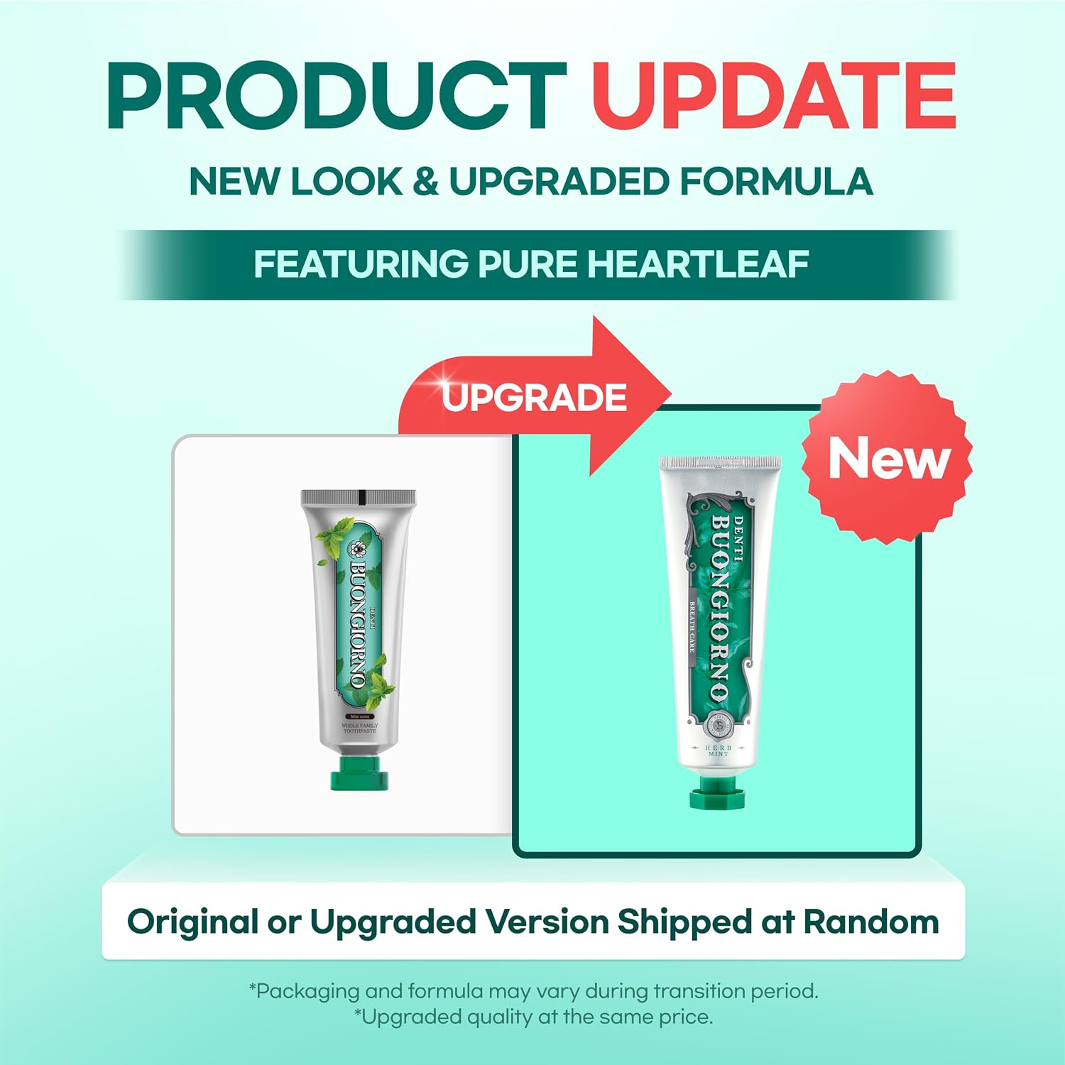 Original Toothpaste (Herbal Mint) - Fresh Breath, 3.52fl oz / 100g image 2