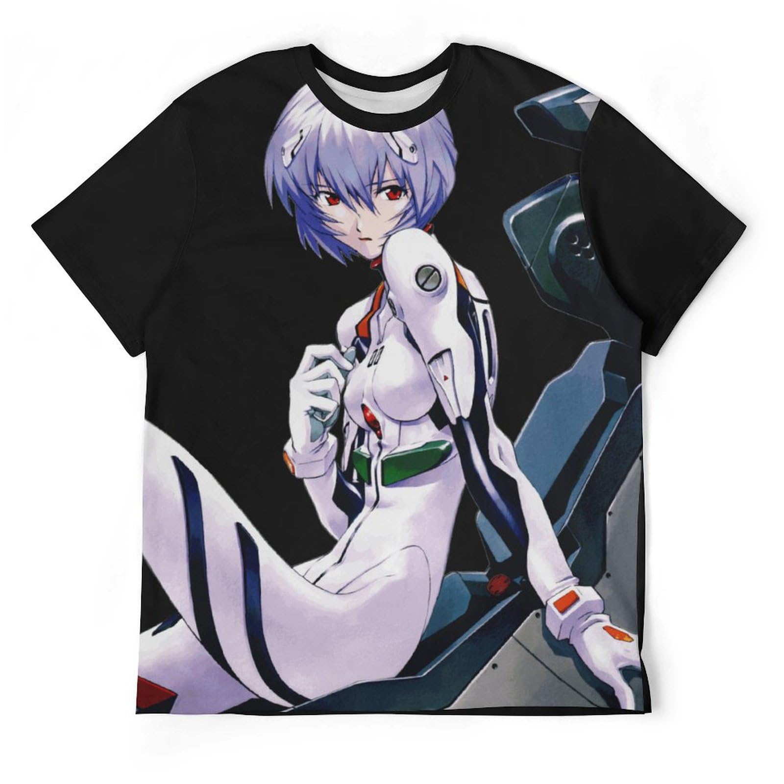 Amazon.co.jp: Tシャツ メンズ 新世紀エヴァンゲリオン 綾波レイ