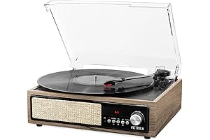 All-in-One Victrola 3-in-1 Bluetooth Record Player