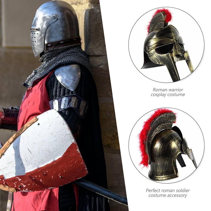 Amazon.co.jp: ABOOFAN サムライハット 中世の 鼻王ヘルメット