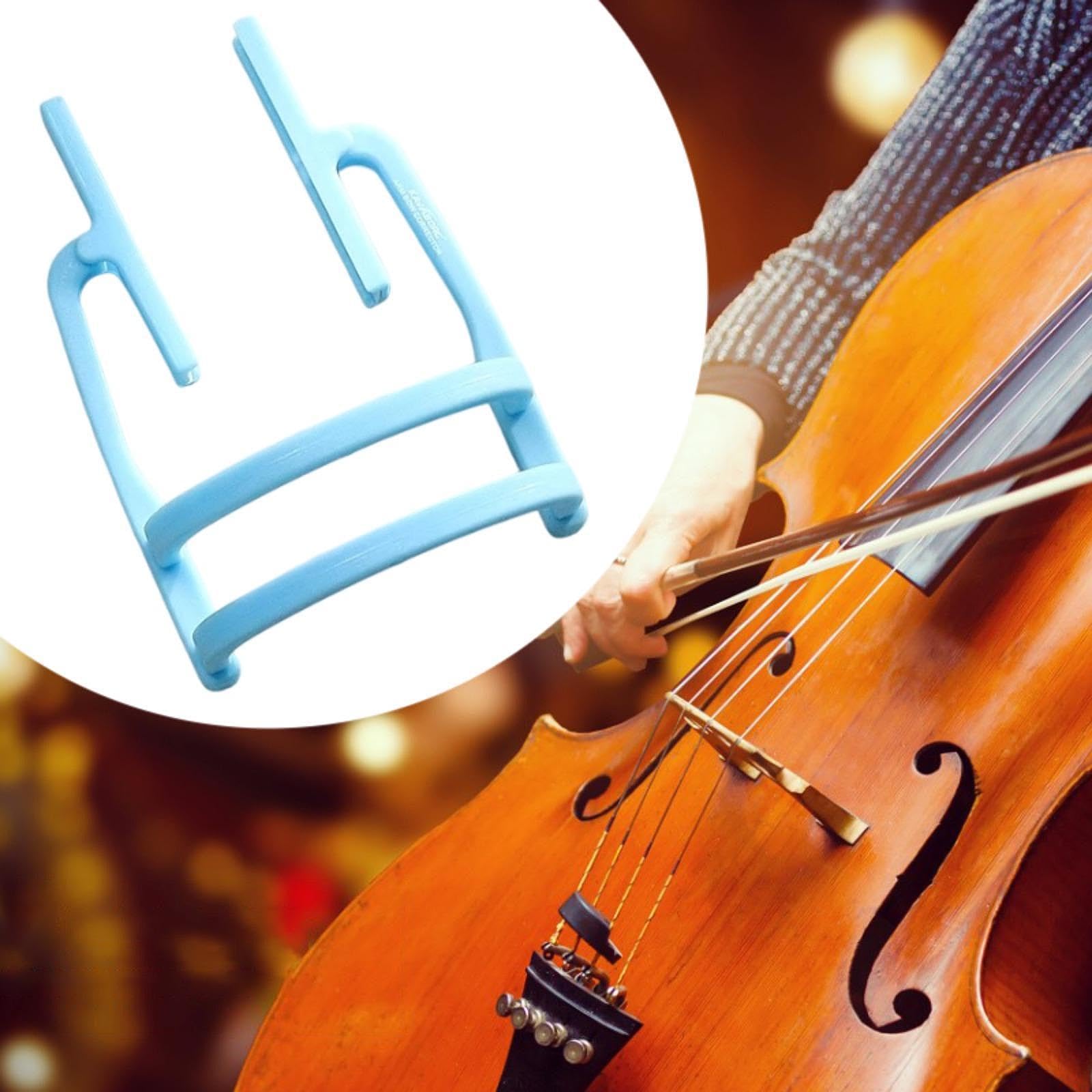 Dispositivo di Raddrizzamento Dell'archetto Del Violoncello per L'allenamento E Adatto a Tutte Le Taglie, Blu