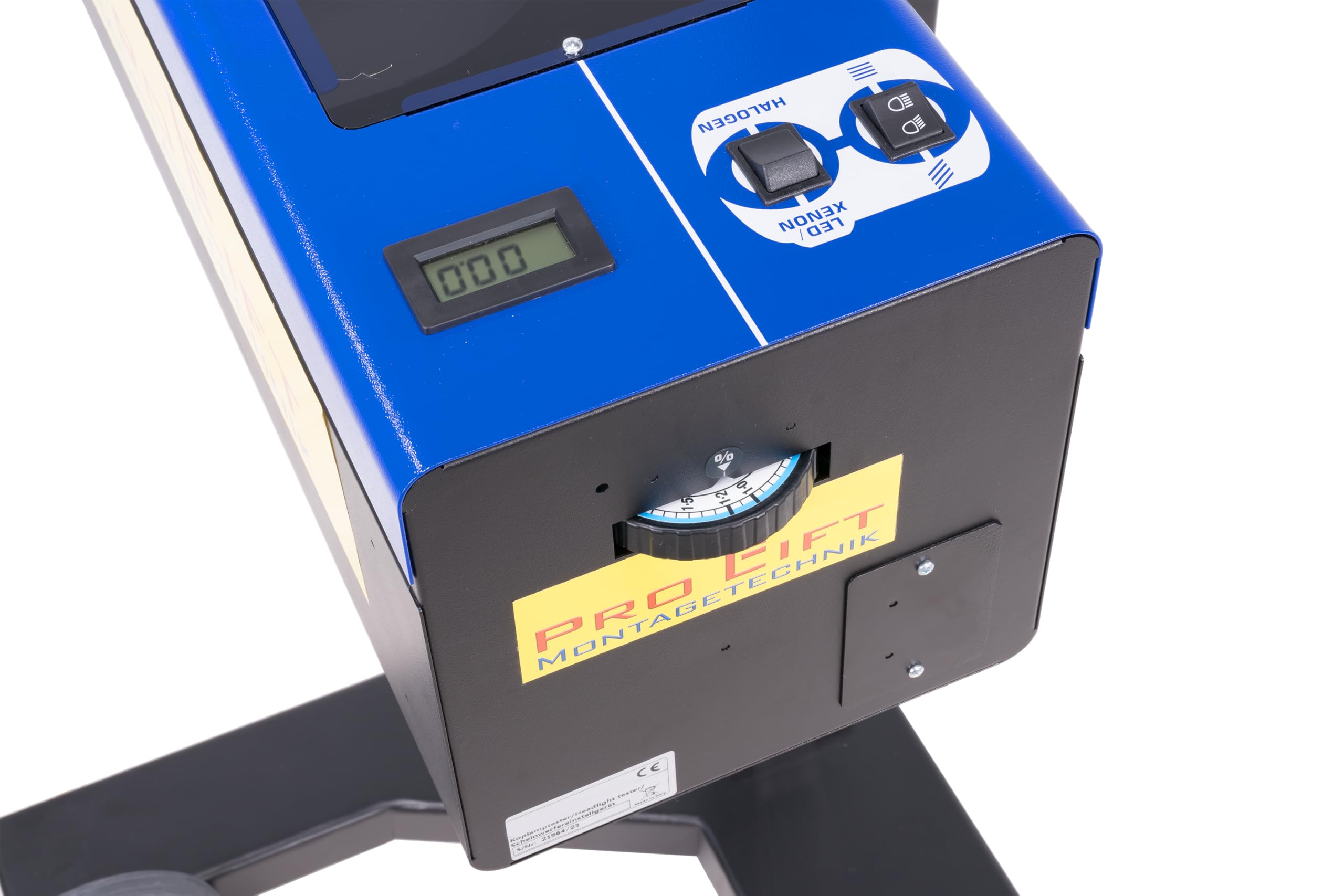 Scheinwerfereinstellgerät mit Laser-Fadenvisier und digitalem Luxmeter 00544