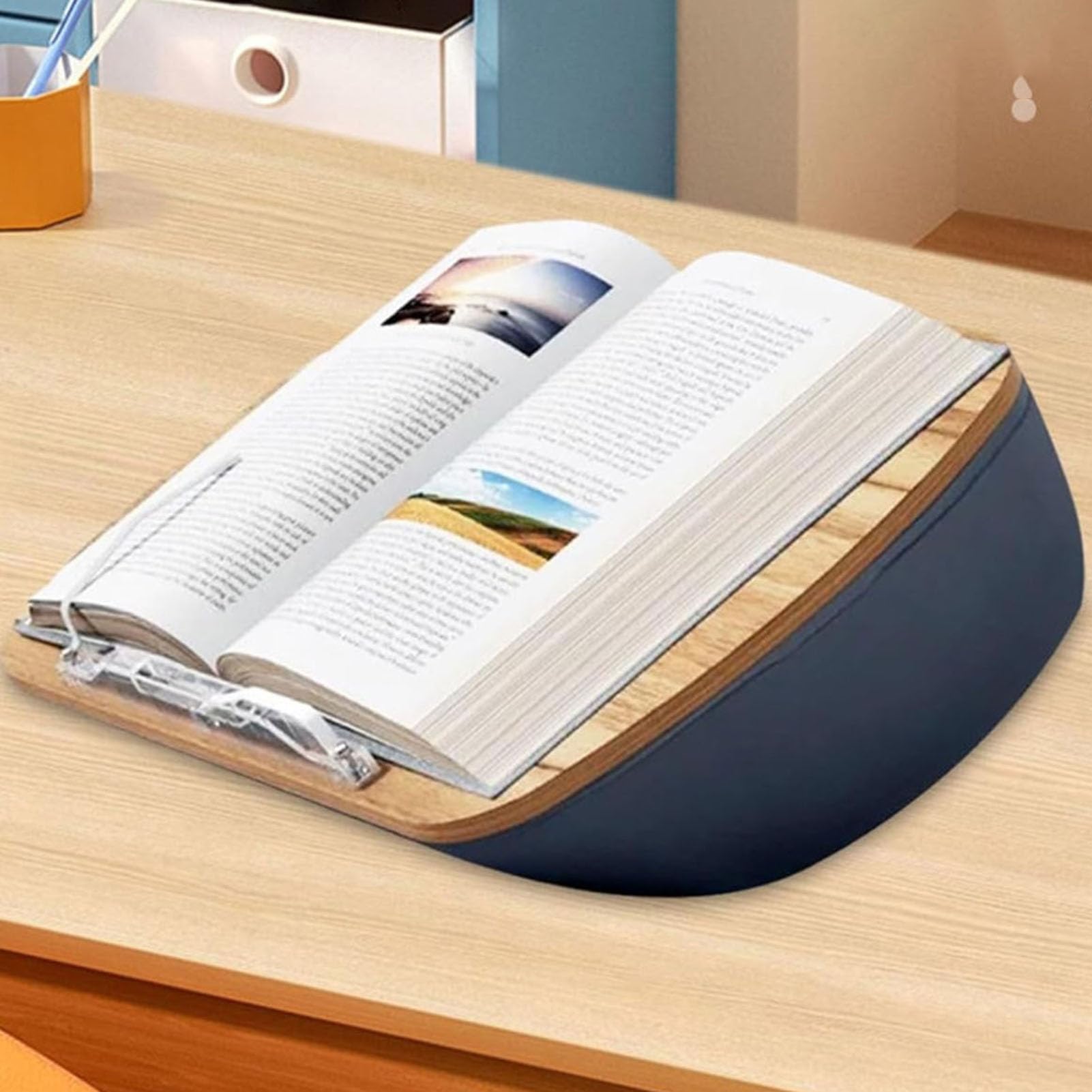 Supporto per contabili, supporti per cuscini da lettura - Supporto per | letture per divani riviste | Supporto per libri da scrivania Comodo supporto per libri per laptop, ricette, libro di