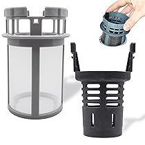 GIANTO Kit Filtro Lavastoviglie Interno + Filtro Esterno Compatibile con Indesit Ariston Hotpoint Whirlpool Scholtes (C00256572 + C00256571) per Scarico Lavastoviglie Ricambio Rinforzato