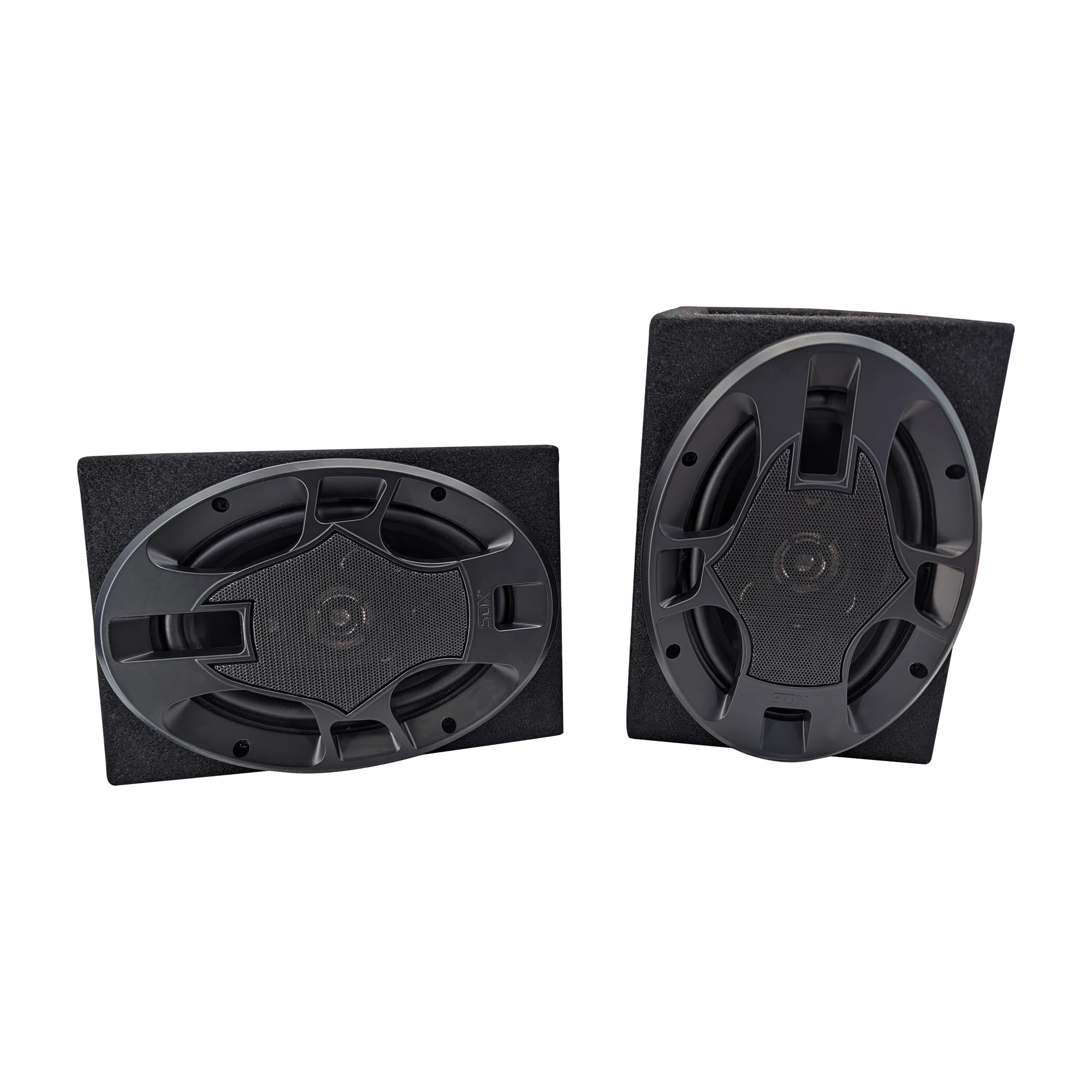 SDX Audio 5x7 4-Way 600W Car Speaker Hatchback Box (Pair)