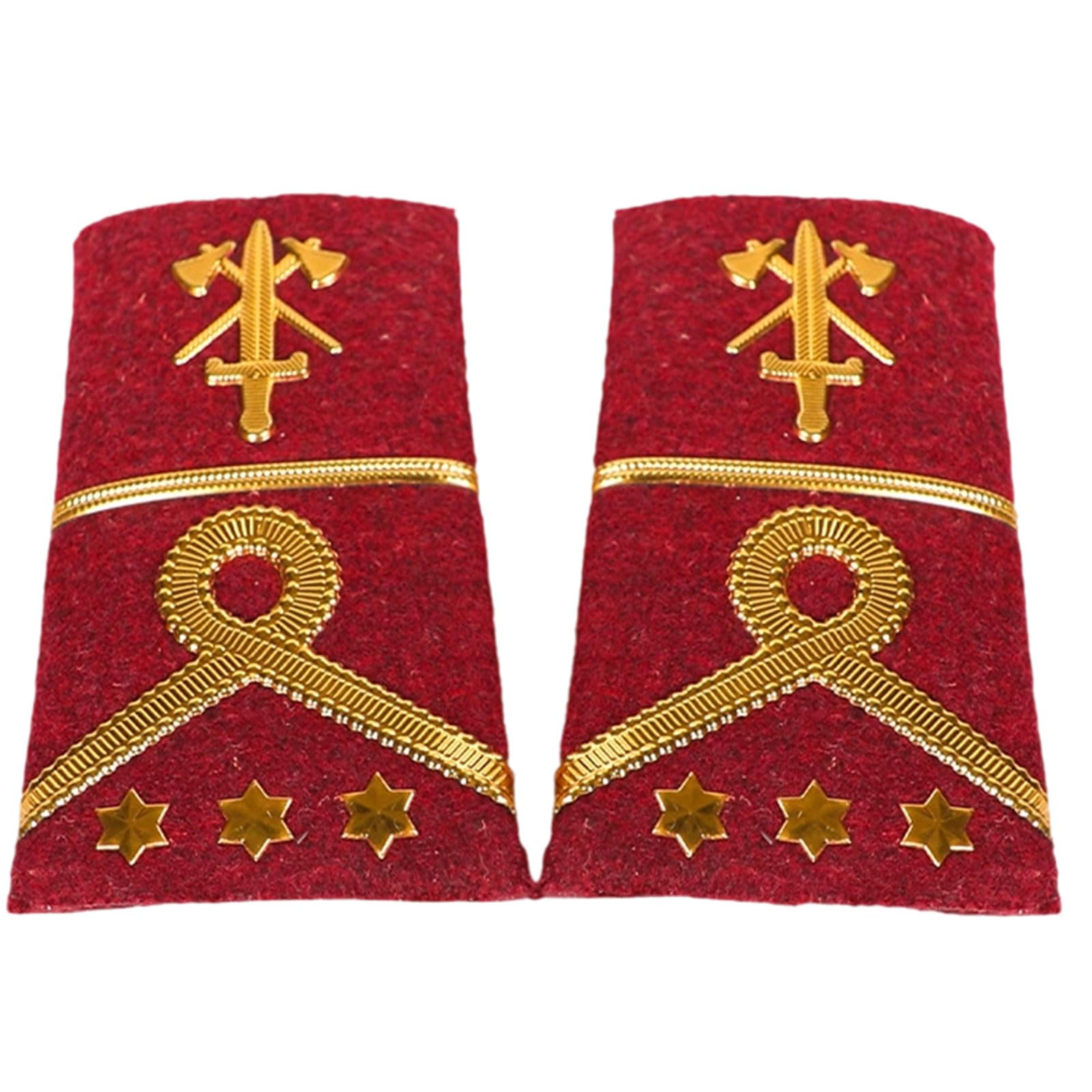 Tsophreniq Security Guard Epaulettes Sewing on Fabric Badge Epaulettes Decorative Epaulets for Security Uniform Appearance Guard Epaulets