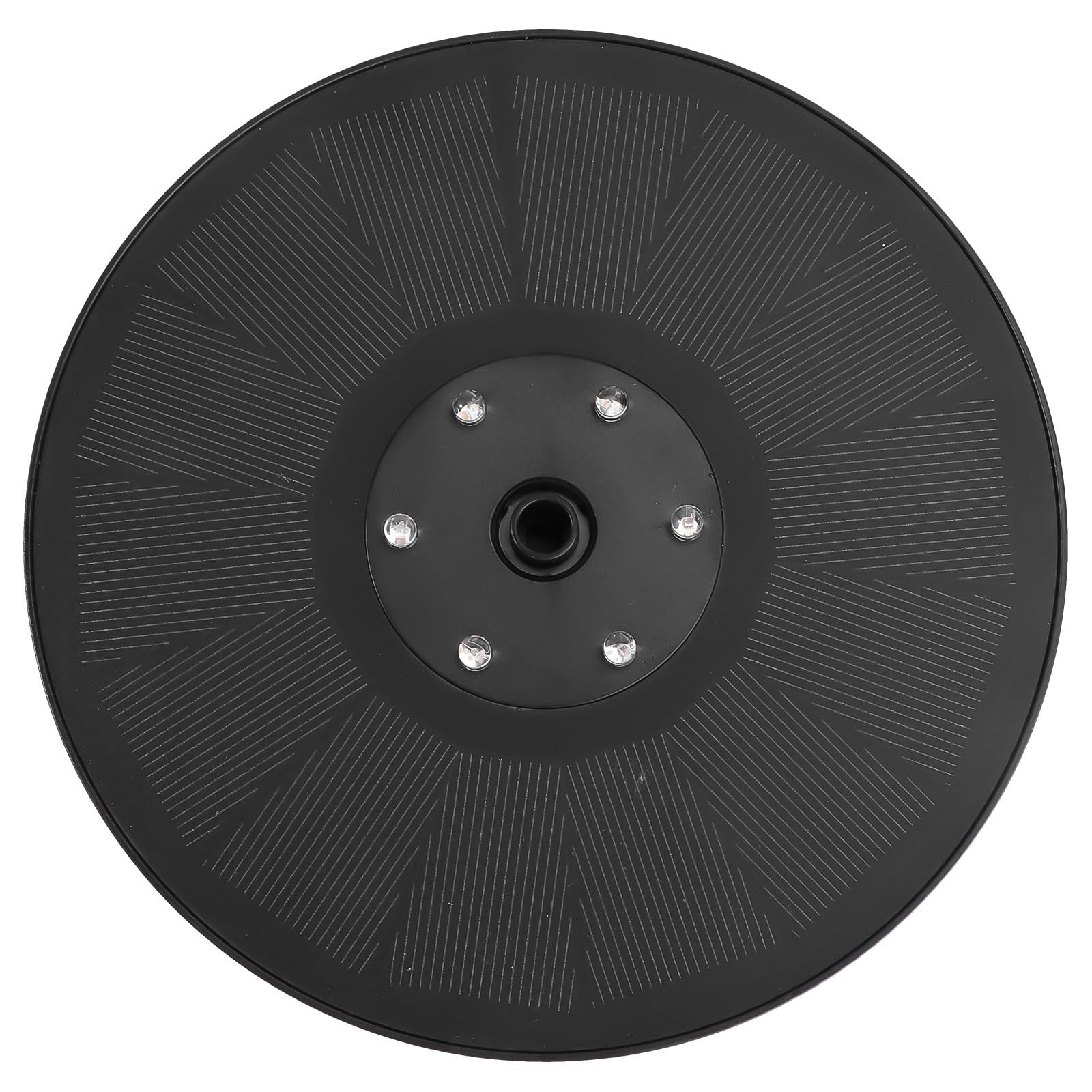 SHINEOFI Fuente Solar Flotante para Jardín y Estanque con Bomba de Agua 3w, Capacidad 210l/h, Luz LED Integrada para Decoración y Circulación de Agua Exterior