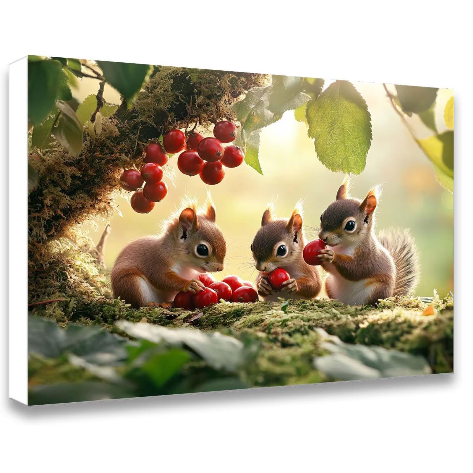 animal Pintar por Numeros Adultos, DIY Paint by Numbers Kits 60x80cm j0-603