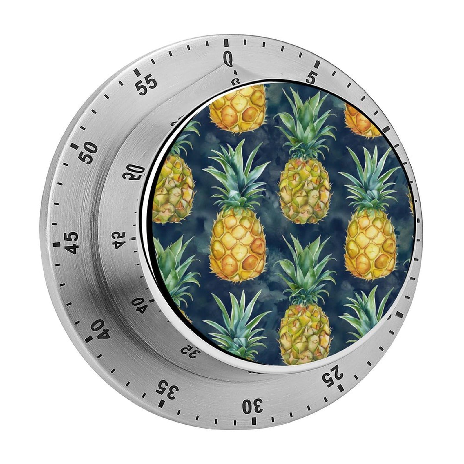 Pineapple Kitchen Timer Magnetic Countdown Countup Timer for Cooking Baking 8x8cm