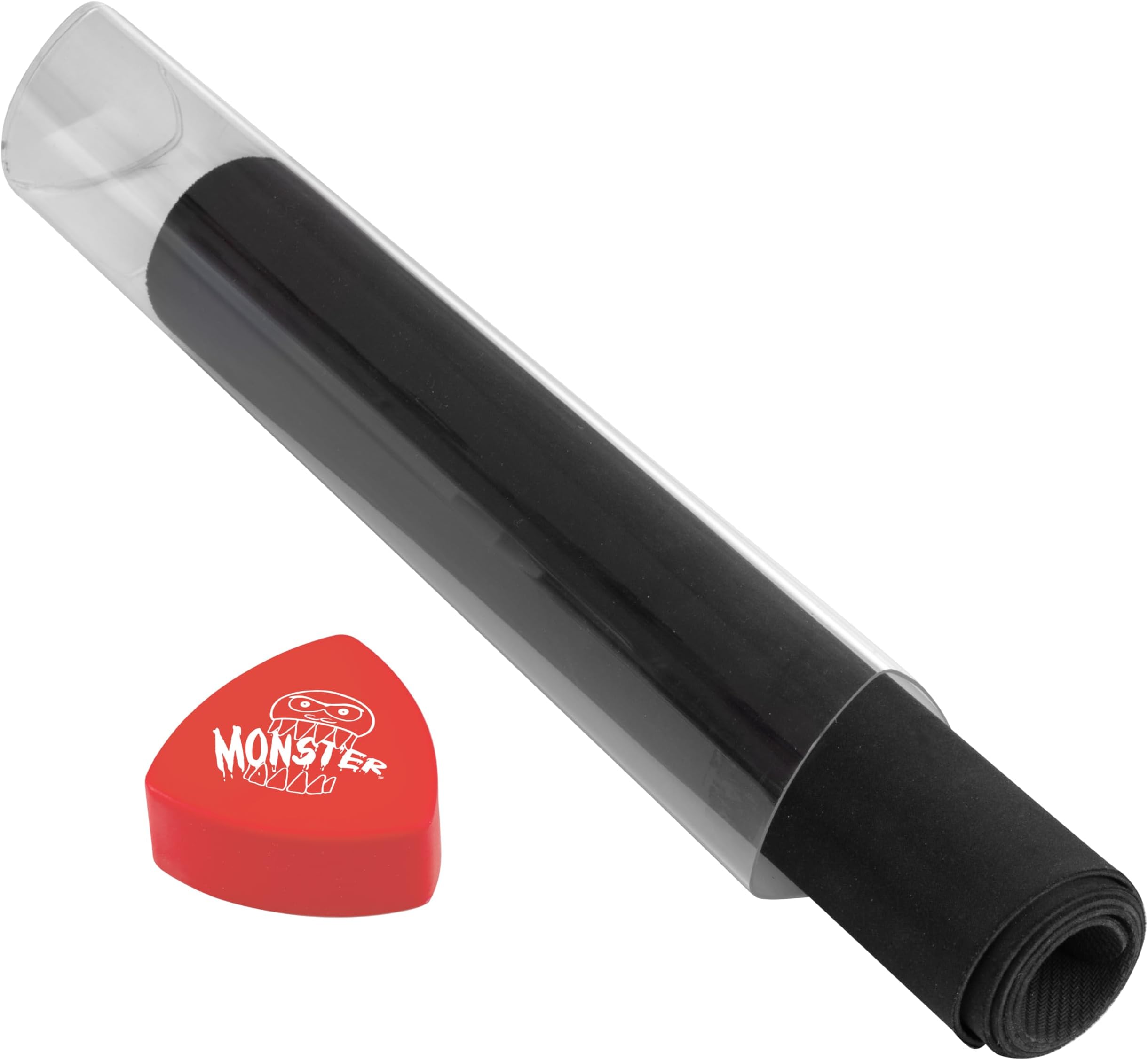 The Original Monster Prism Playmat Tube (Red) -TCG Game Mat Storage Compatible with MTG: Magic the Gathering & Other RPG Games- Easy in and Out Case Design, Holder Won't Roll Off Surfaces