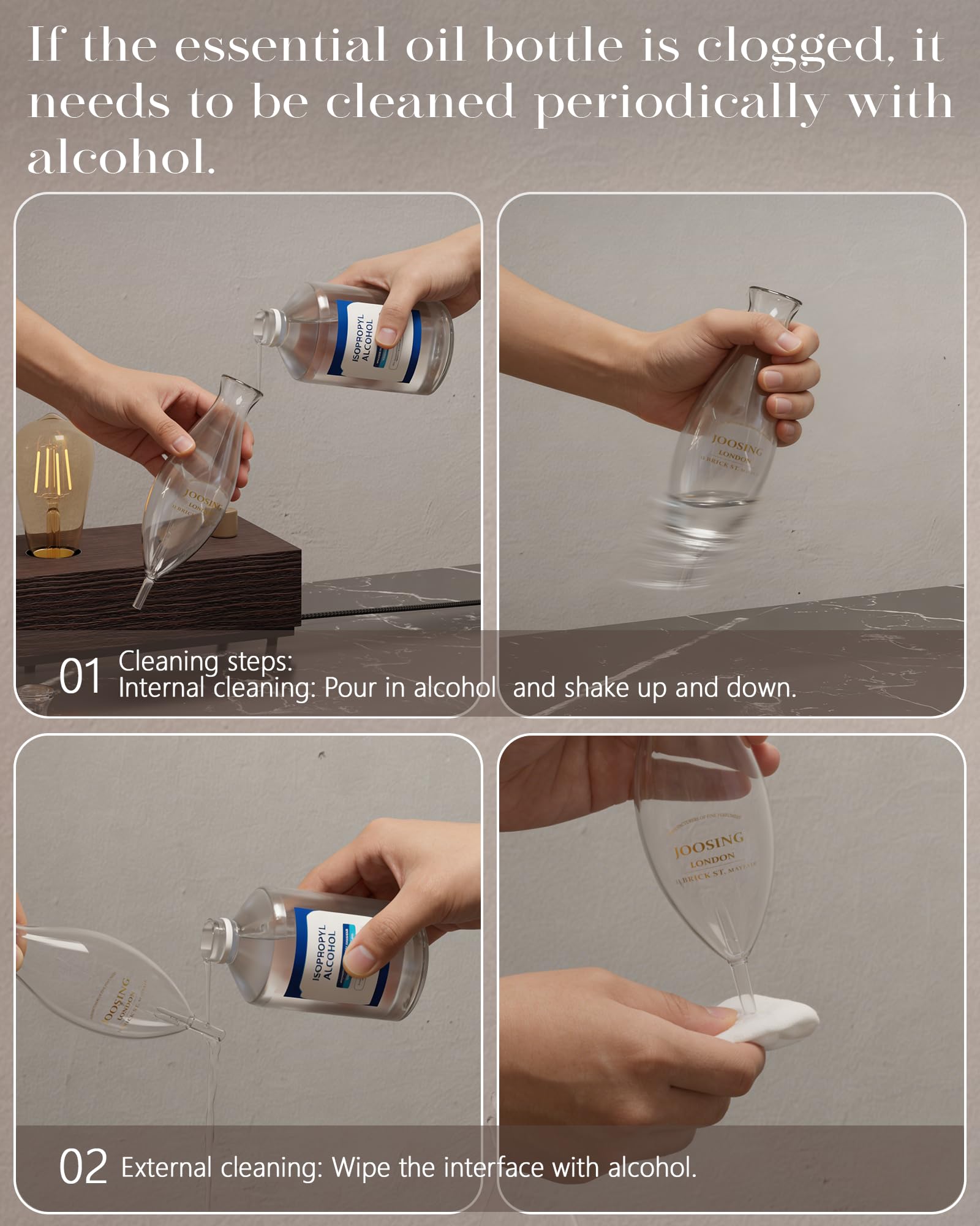 Difusor para el hogar con bombilla, difusor de aceite esencial de aire frío sin agua, con tecnología de atomización, difusor de aroma para habitación grande, hotel, oficina