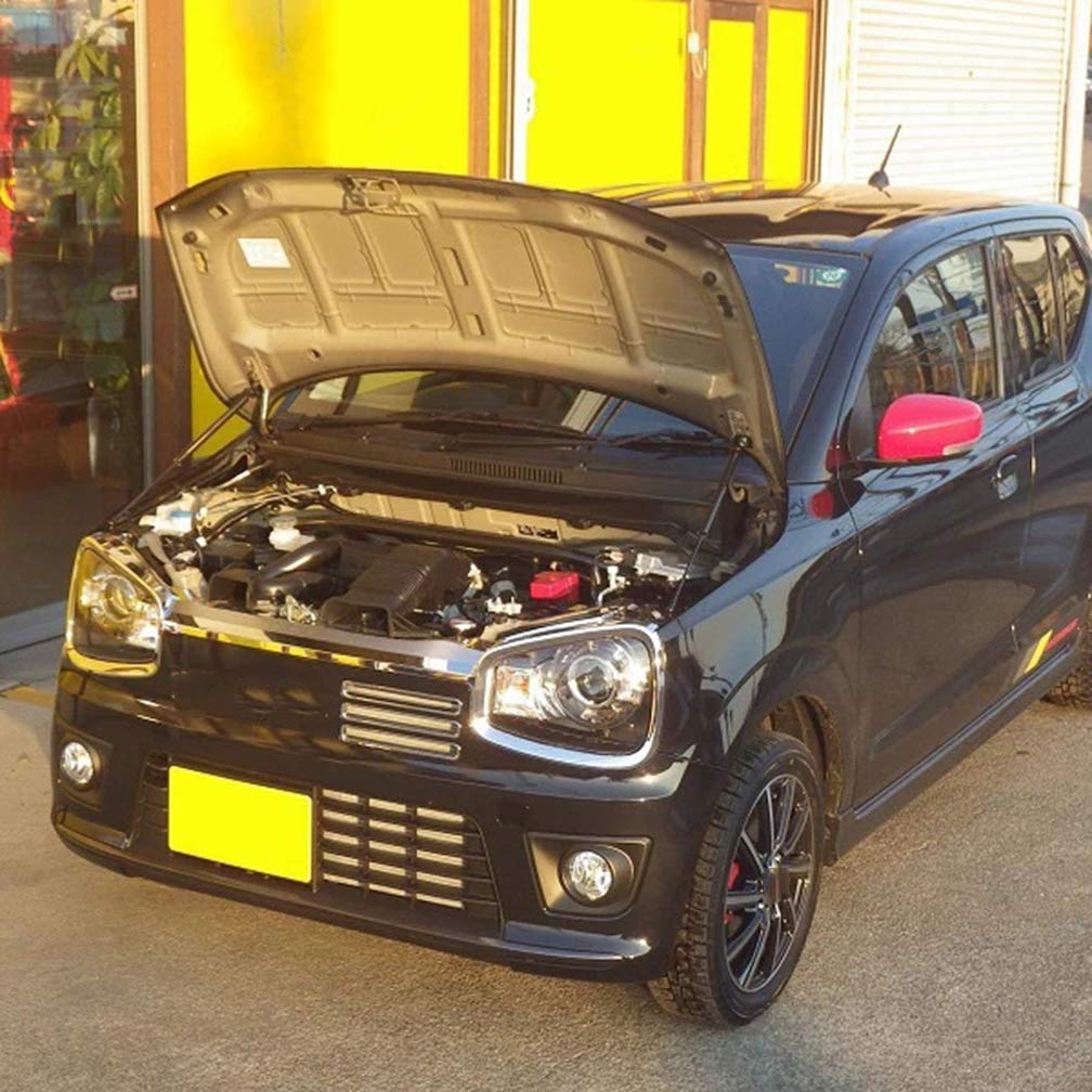 2P Car Fro Engi Cover Puntales de elevación de Choque de Gas, para SuzuALTO Works HA36S HA36V 2014-2019 Capó Barra hidráulica Soporte RArm Bonnet SpriDampeAuto StyliAccessories