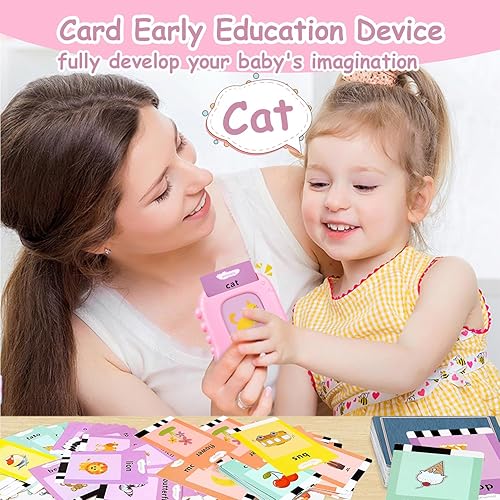 Miniatura 6 de Tarjetas didácticas de aprendizaje temprano, juguete educativo interactivo para niños pequeños con 224 palabras visuales, terapia del habla,