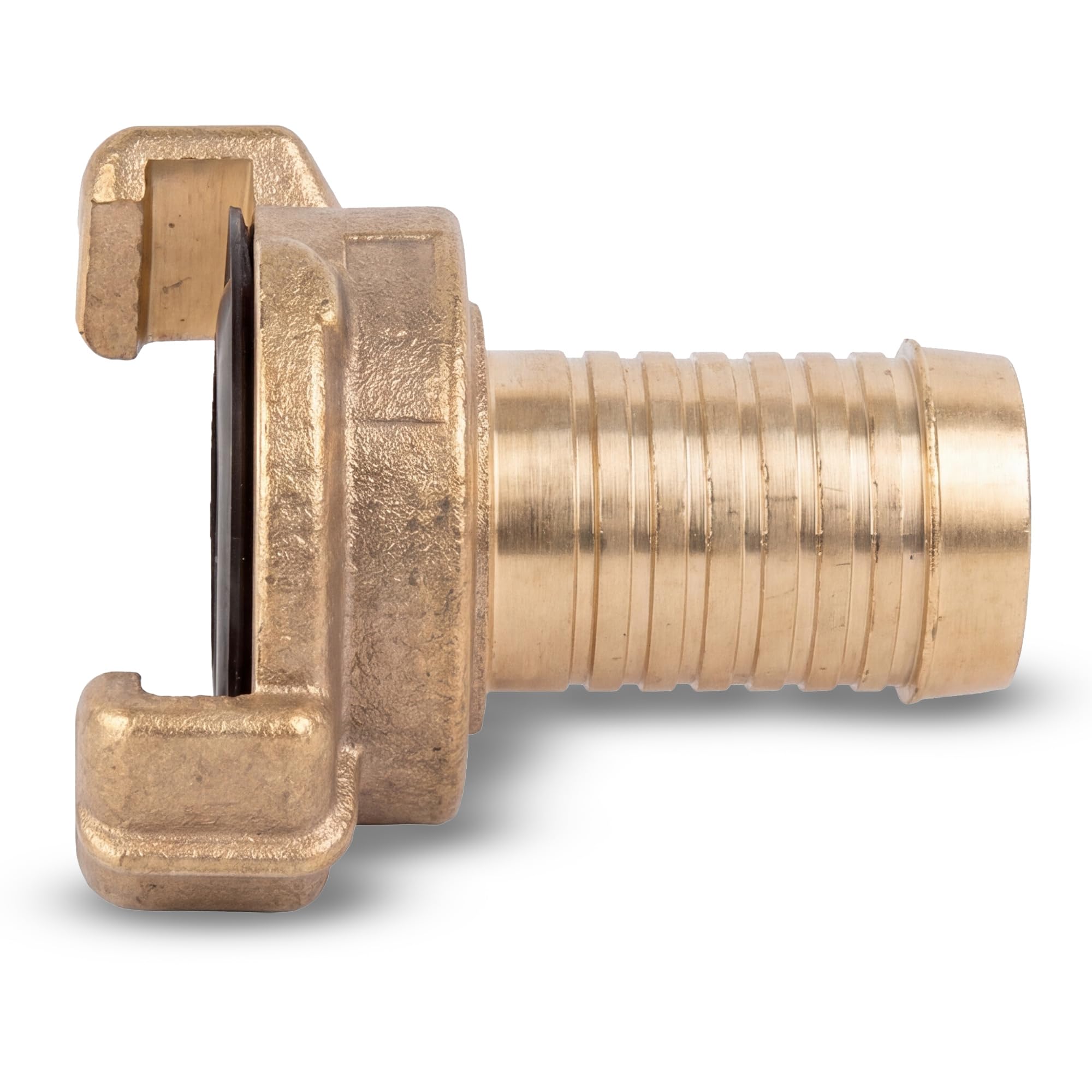 Raccordo Rapido Sistema Geka Ottone DOJA Barcelona - Pack 2-1" - Connettore per Tubo Giardino, Chiusura Sicura, Resistente, Compatibile Sistema GEKA, Adattatore Flusso Acqua, Ideale Irrigazione