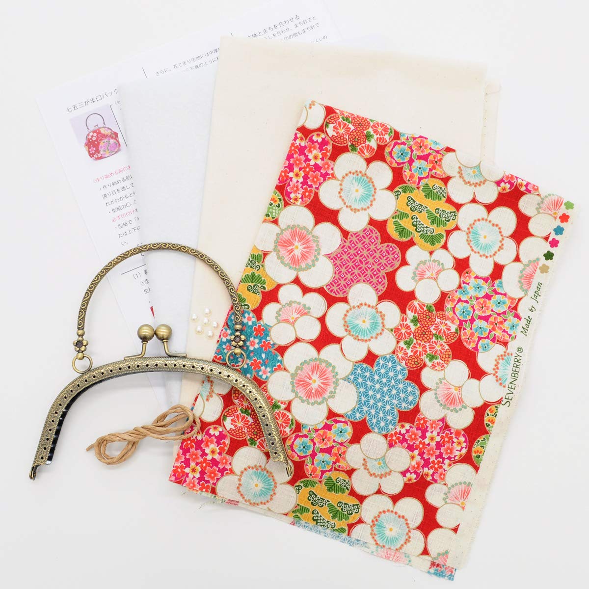 Amazon | MYmama 七五三 がま口 バッグ キット 手芸キット 手作り