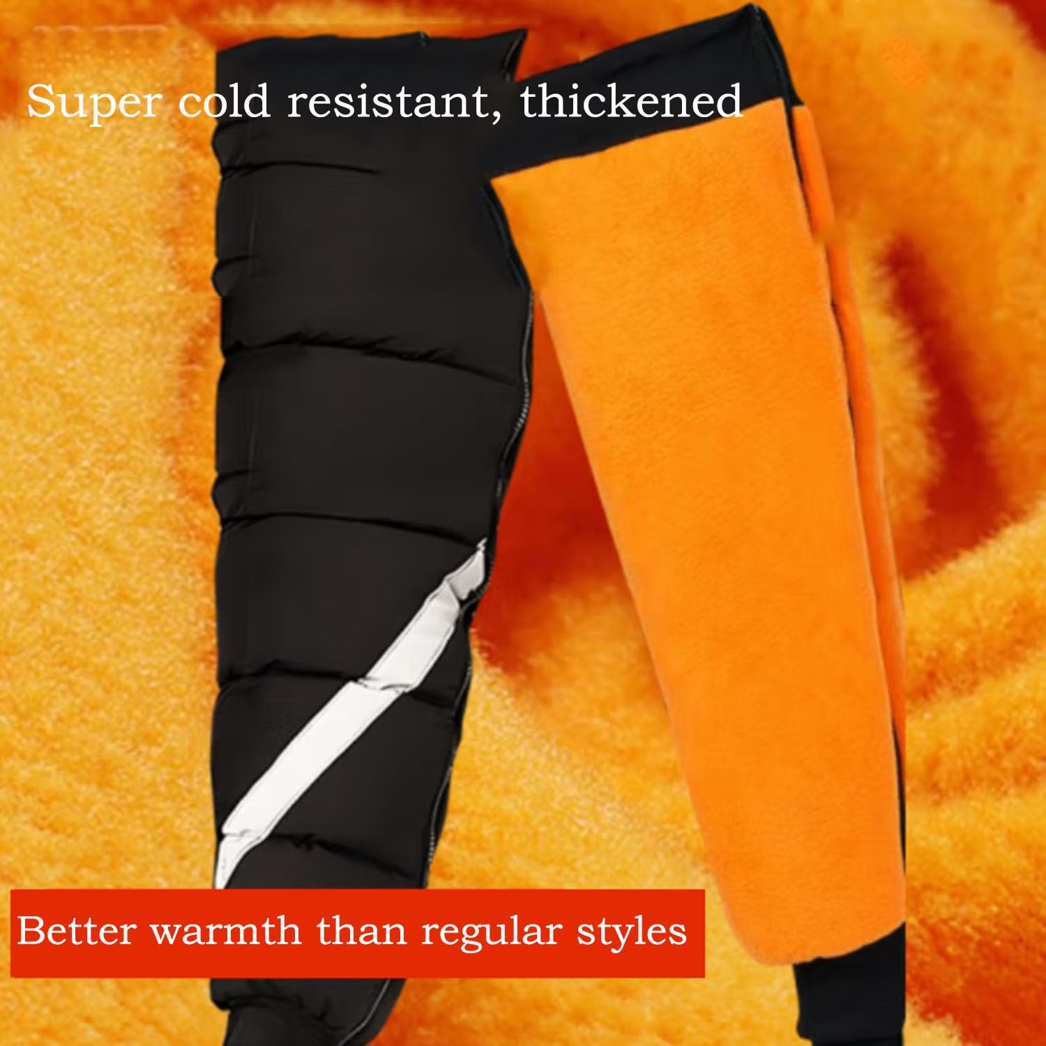 KYOFIS Scaldamuscoli Termici da Esterno, Ginocchiere Termiche Invernali, Ghette Antivento, Scaldamuscoli for Moto, Maniche for Gambe trapuntate