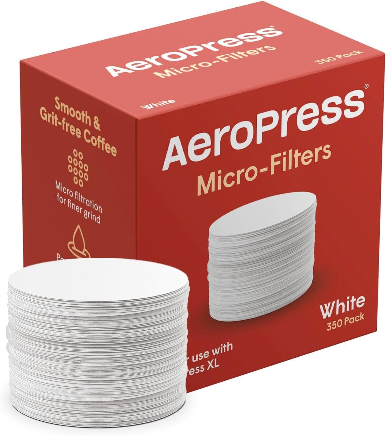 AeroPress Replacement Filter Pack - Microfilters For The AeroPress Coffee And Espresso Maker - 350 count