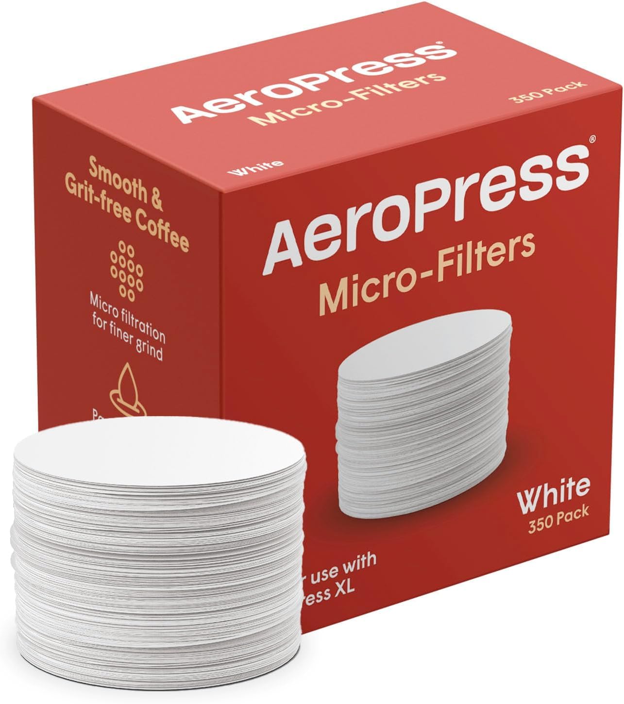 AeroPress di Filtri di Ricambio - Microfiltri per Macchina da Caffè AeroPress ed Espresso - 350 pezzi