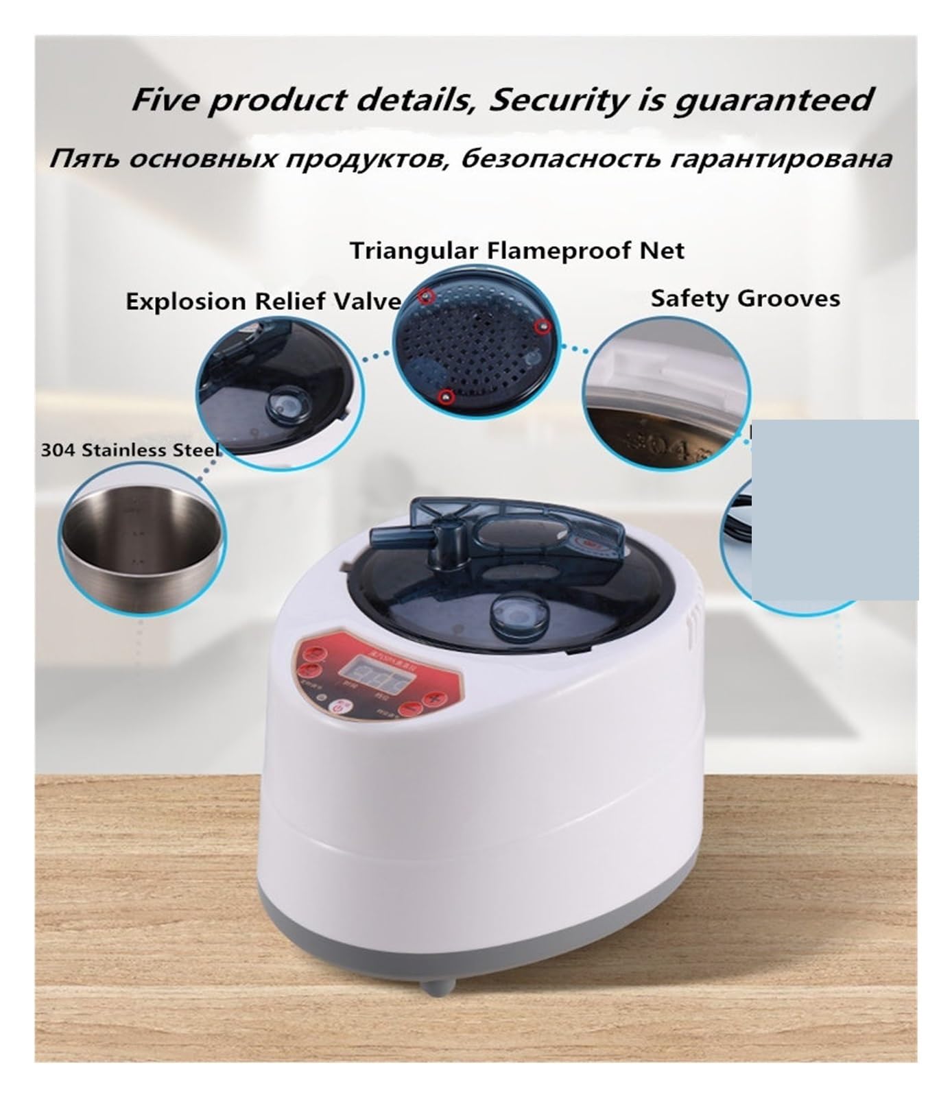 Generatore di vapore 2000 W per sauna domestica, capacità 4 l, pentola a vapore con telecomando, ideale per rilassarsi in botti di legno