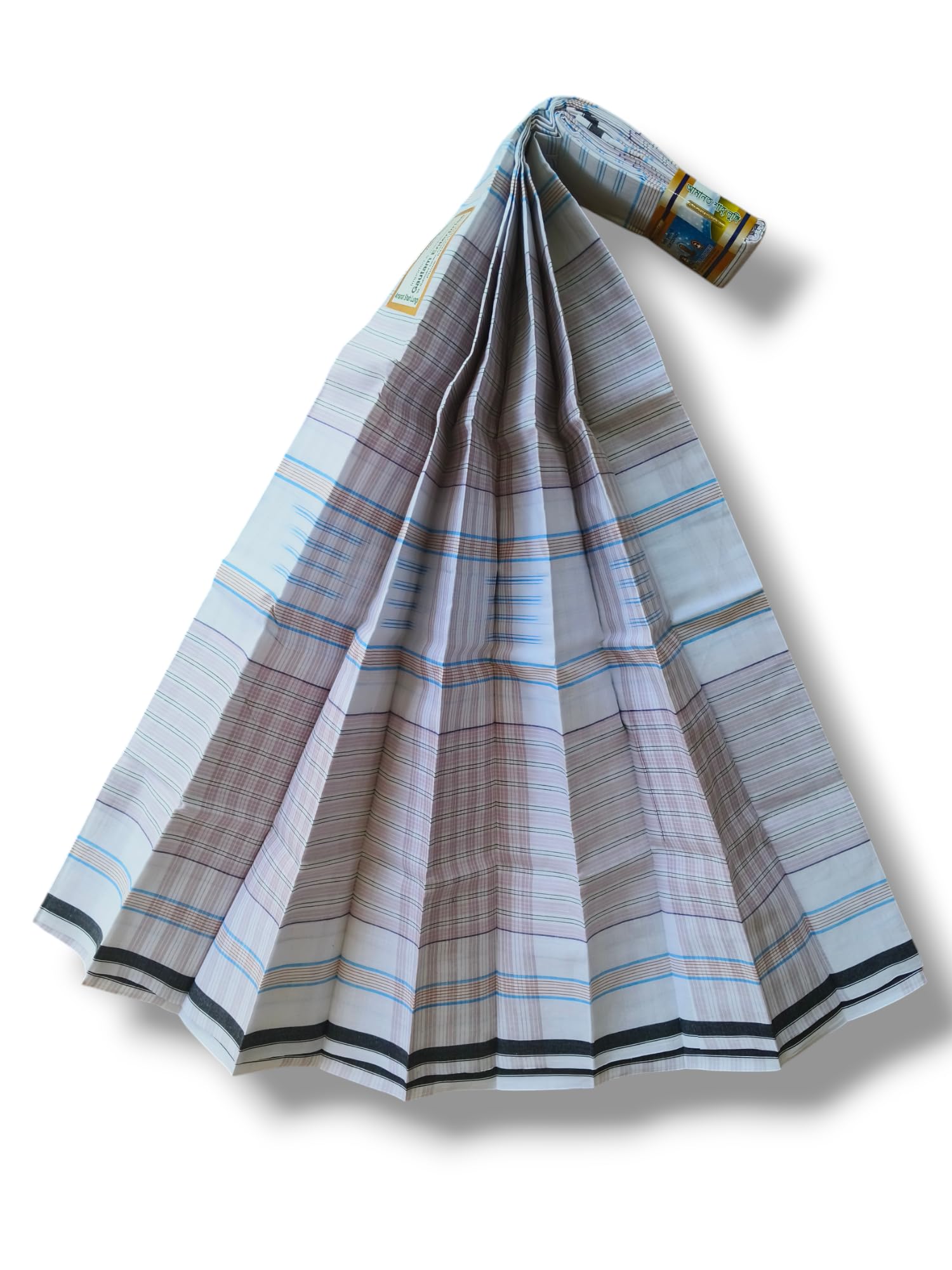 Very Soft Pure Cotton Bangladeshi Traditional Lungi for Men Multicolour checkred Size 2.5 Meter, Very Fashionable and Comfortable for Sleep, Bath and Beach use-picture-13