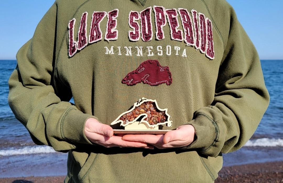 Generic Lake Superior Shadow Box (Mini) Made in USA, Maple