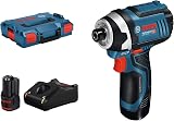 Bosch Professional Bosch Visseuse à Choc 12V 105 Nm - GDR12V-105-06019A6977 Noir/Bleu M12, M4 - 1