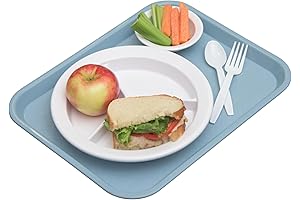 10" x 14" Plastic Tray for Fast Food Service