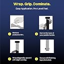 FirstEdge Zeroslip Universal Overgrips | Tennis Racket Grip | Suitable for Pickleball, Padel, Tennis, Badminton & Squash (Pack of 6) gallery image