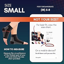 Compression Socks 20-30mmHg for Plantar Fasciitis, Achilles Tendonitis Relief - Ankle Compression Sleeve for Heel Spurs, Foot Swelling & Fatigue - Arch Support Brace for Everyday Use (1 Pair)